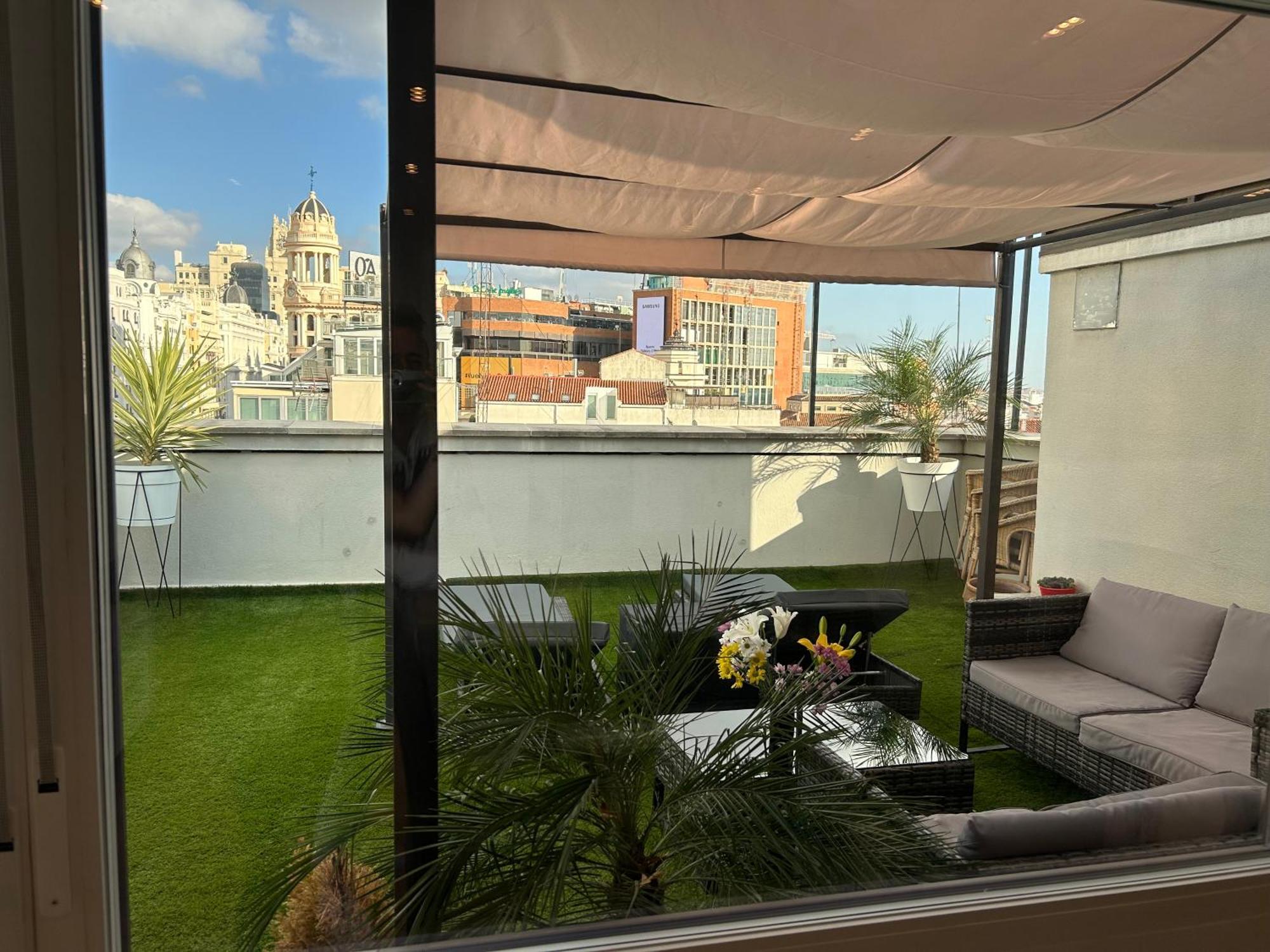 شقة Penthouse Madrid View المظهر الخارجي الصورة