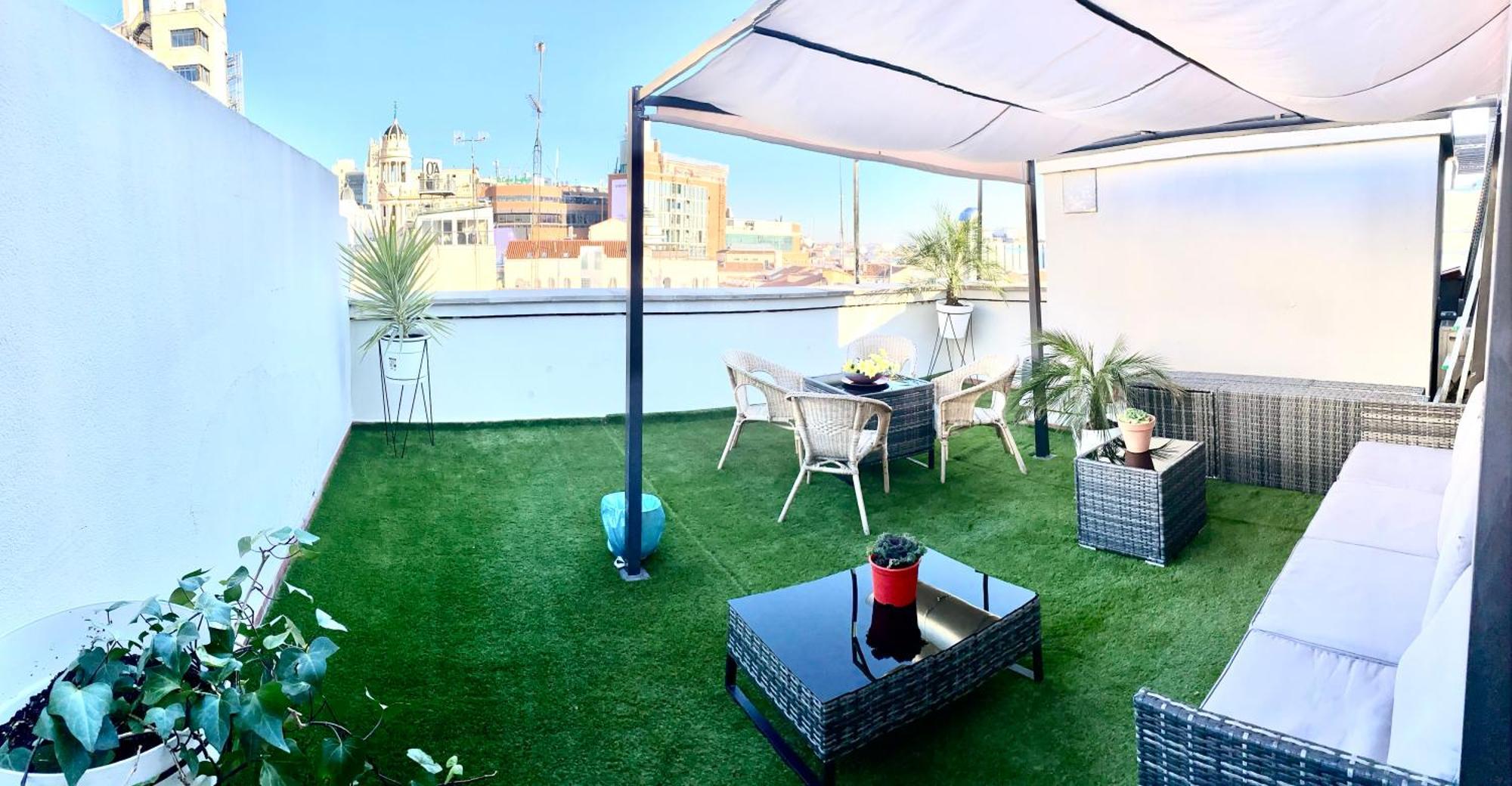 شقة Penthouse Madrid View المظهر الخارجي الصورة
