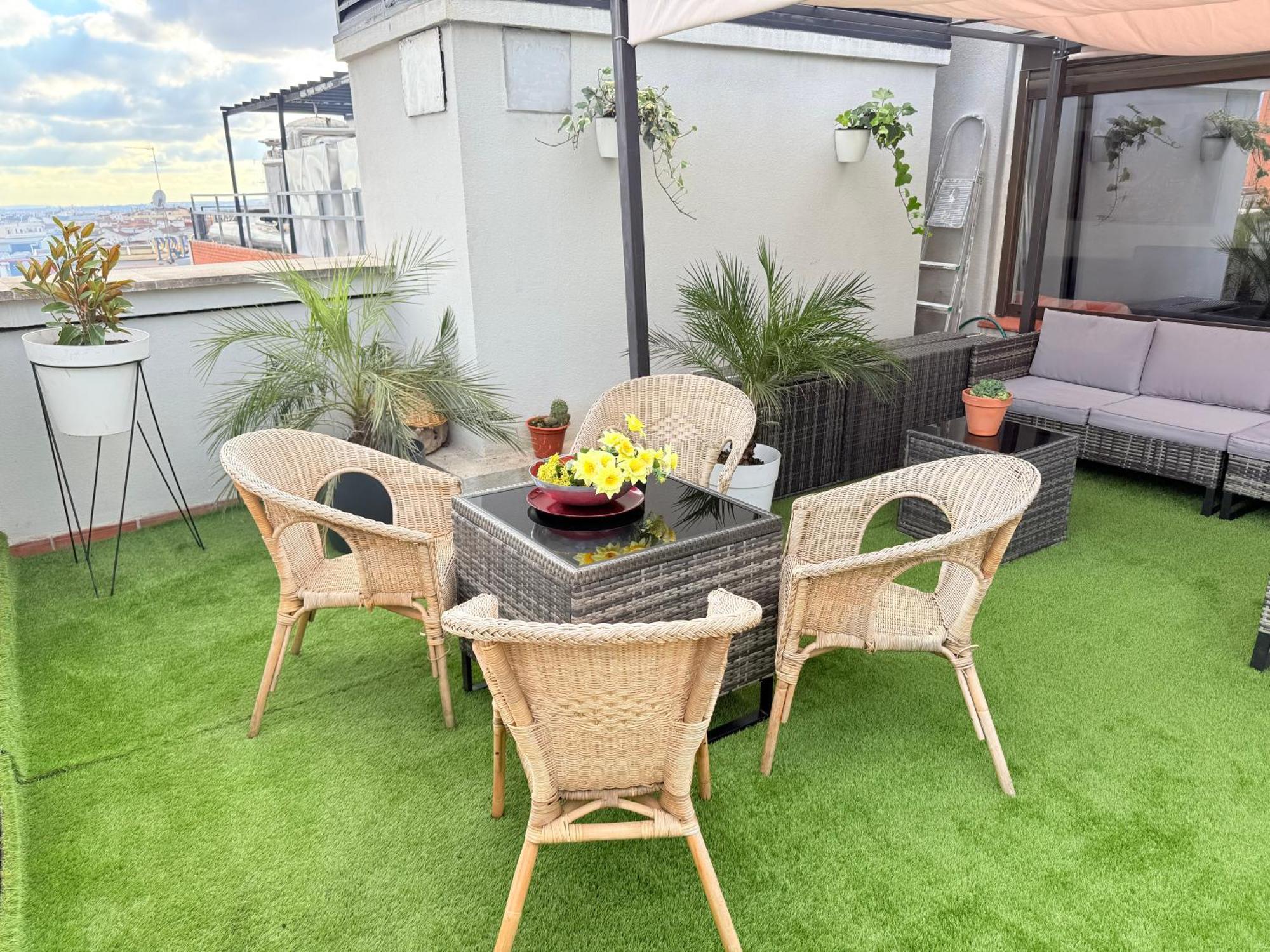 شقة Penthouse Madrid View المظهر الخارجي الصورة